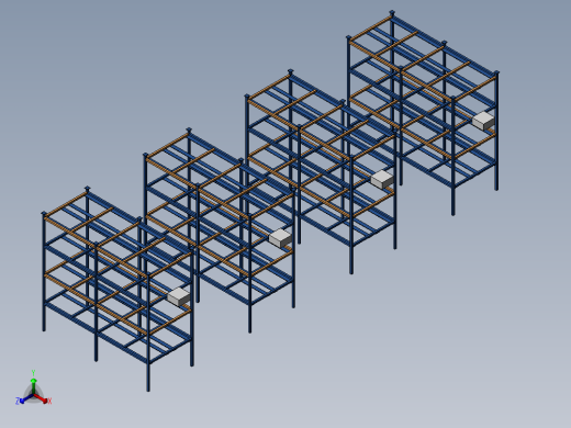 货架、自动化立体仓库正等轴测缩略图