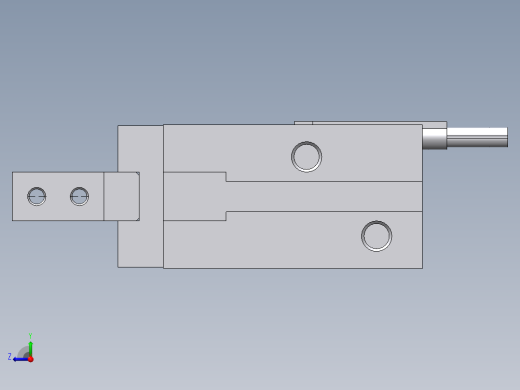气缸MHZ2-16D-M9BL右视缩略图