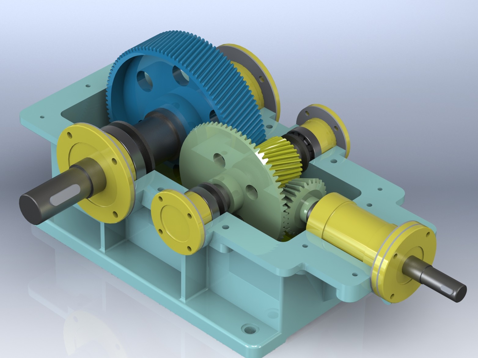 圆锥-圆柱减速器