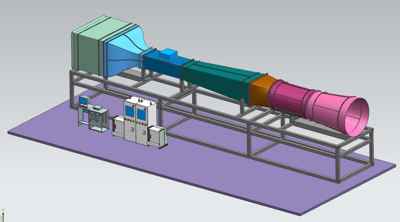 飞机风洞实验模拟