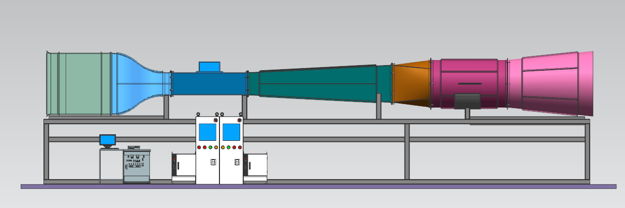 飞机风洞实验模拟
