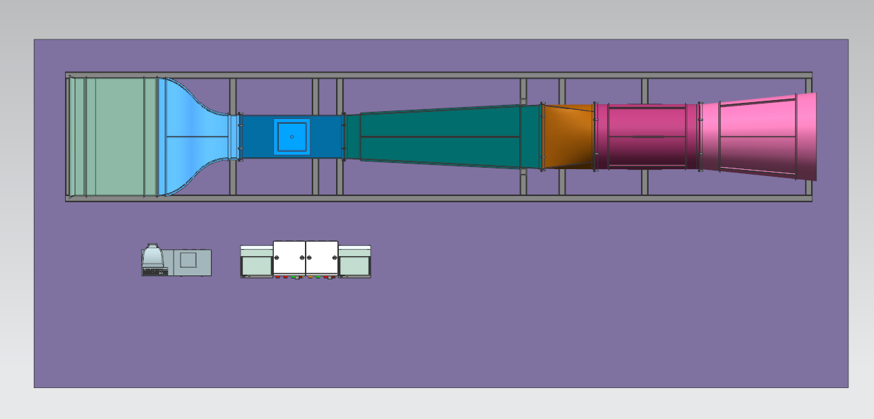 飞机风洞实验模拟