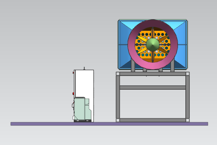 飞机风洞实验模拟