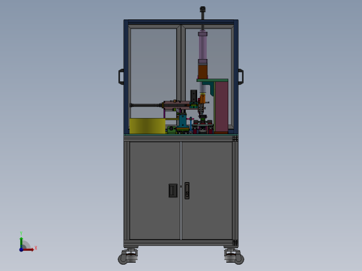 转子硅钢片磁铁钢套压装机前视缩略图