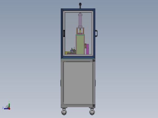 转子硅钢片磁铁钢套压装机右视缩略图