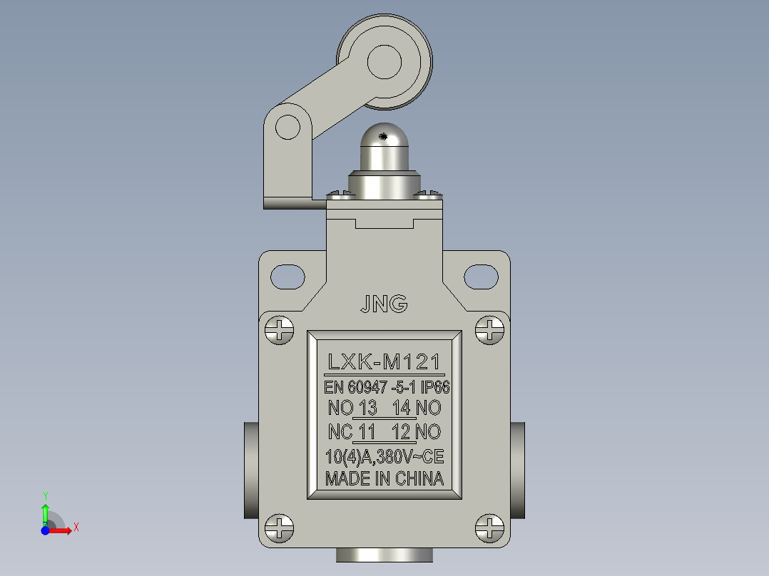 CHAVEFIMDECURSO-JNG-LXK-M121前视图