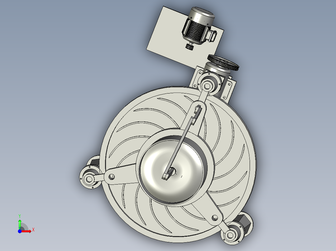 全自动磨茶叶机制茶机前视图