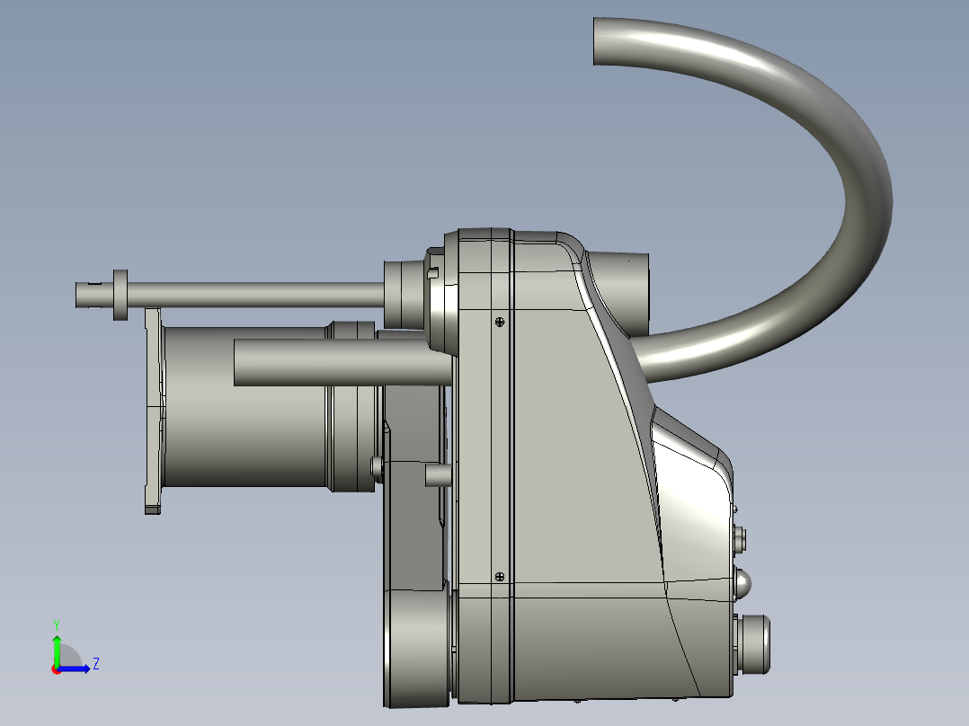 IRS111-6-60Z20TS3汇川机器人(默认-_flexible1)2zz左视图