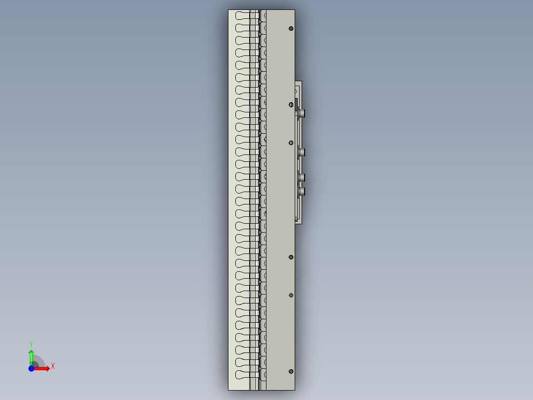 A6平震送弹片X2前视图