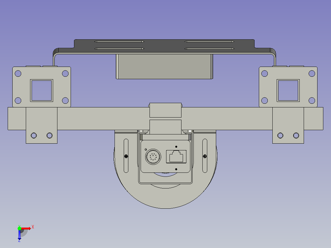 工业相机与光源应用设计俯视图