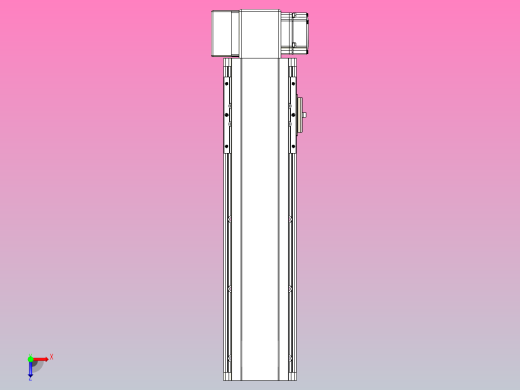 皮带直线轴半封闭可选导轨TPA-HNB-105D-90-L250-RP-C-P20-N3俯视缩略图