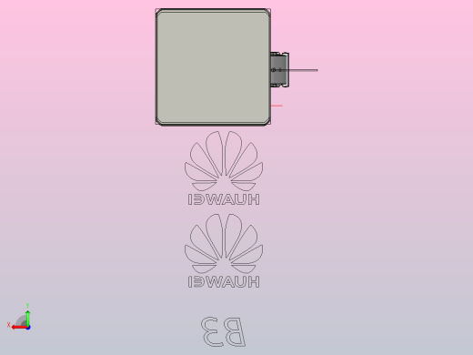 钢带手表模型后视缩略图