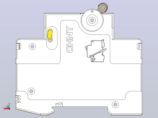 OUVT-B5欠压脱扣器三维模型202404后视缩略图