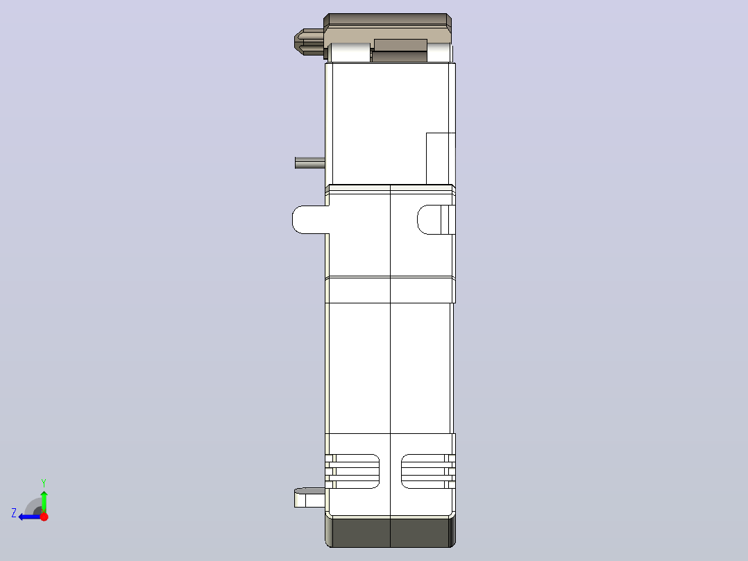 OUVT-B5欠压脱扣器三维模型202404右视图