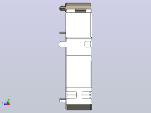 OUVT-B5欠压脱扣器三维模型202404右视缩略图