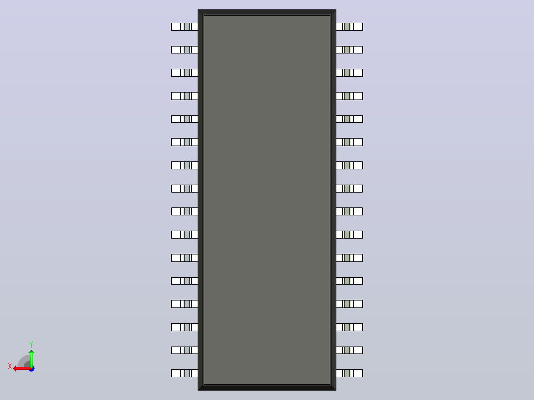 106x SOIC 封装（小外形集成电路）SOIC127P1047X264-32N后视图