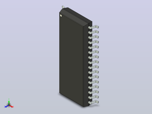 106x SOIC 封装（小外形集成电路）SOIC127P1047X264-32N正等轴测缩略图