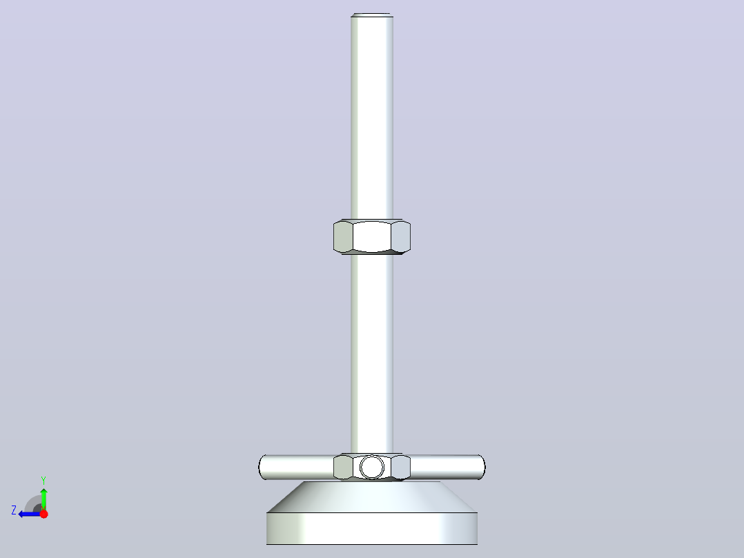 脚杯WAD61-D60-M12-L125右视图