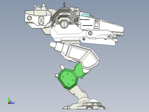 Cancer Mech.巨蟹机甲造型左视缩略图