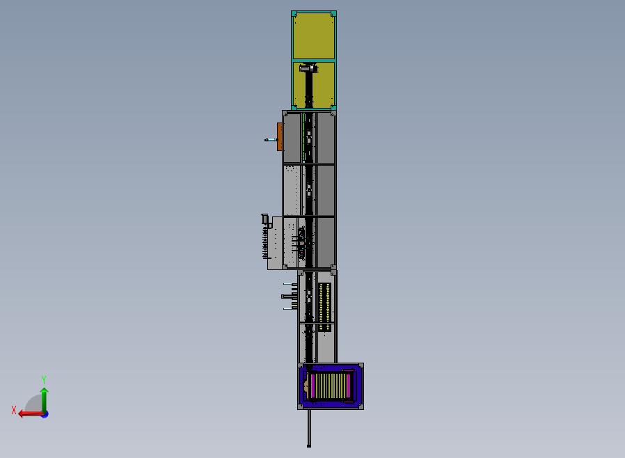 6V4后段电池流水线后视图