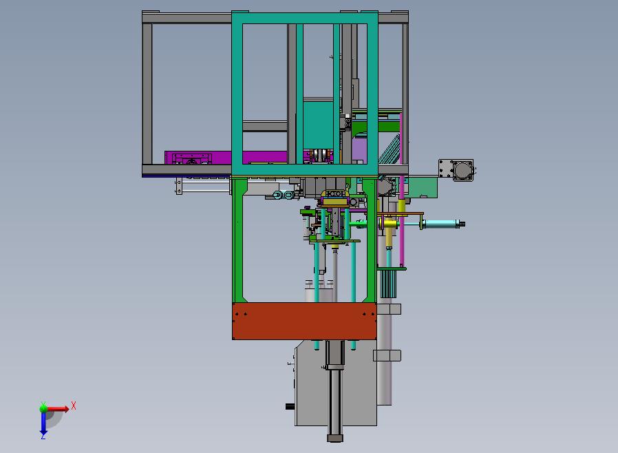 6V4后段电池流水线俯视图