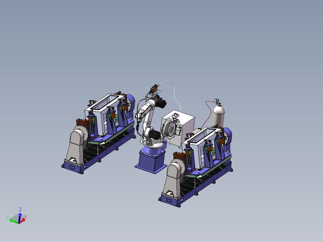 机器人焊接工装夹具，