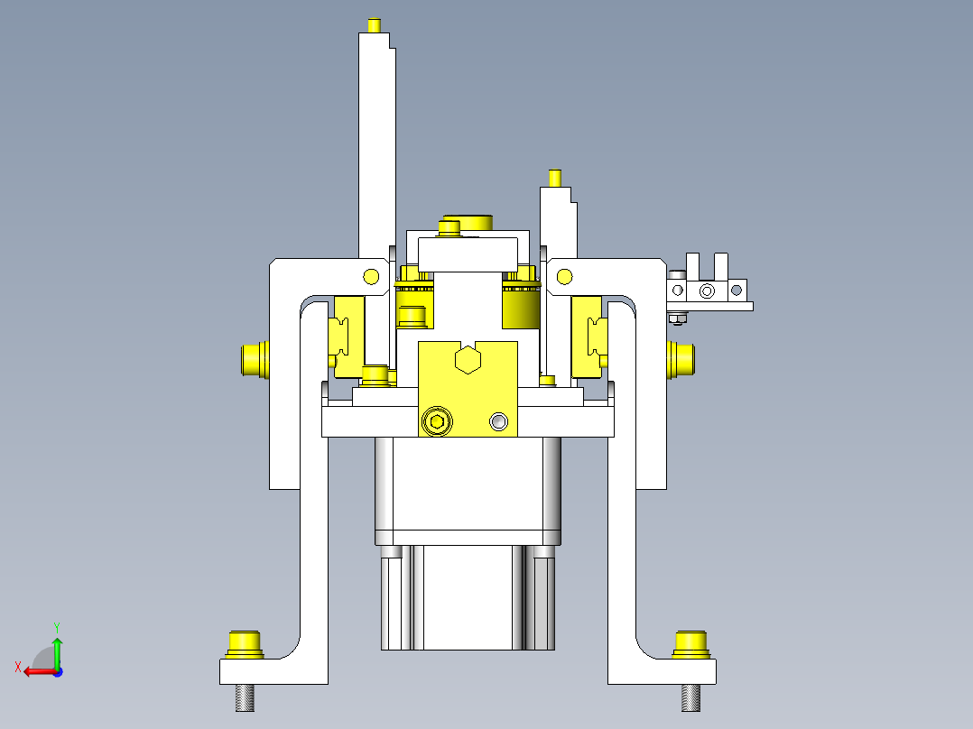 滑台穿梭传送机构后视图