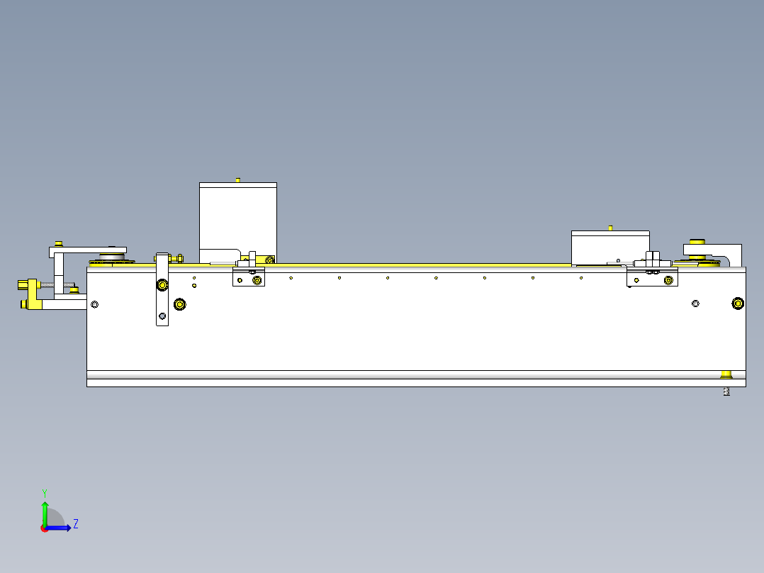 滑台穿梭传送机构左视图