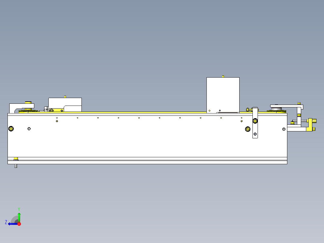 滑台穿梭传送机构右视图