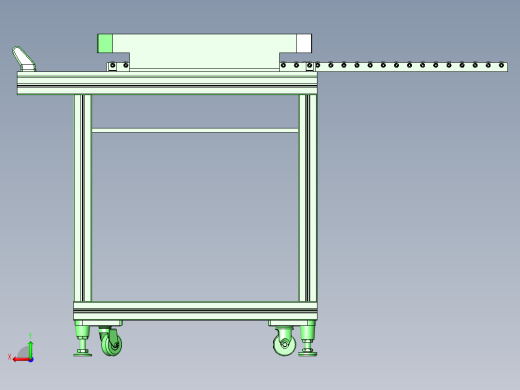 解除止回组件的远距离把手操作机构后视缩略图