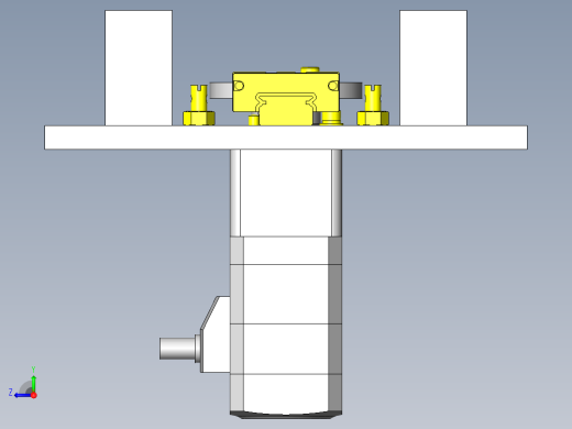 可调节支承负载的夹头机构右视缩略图