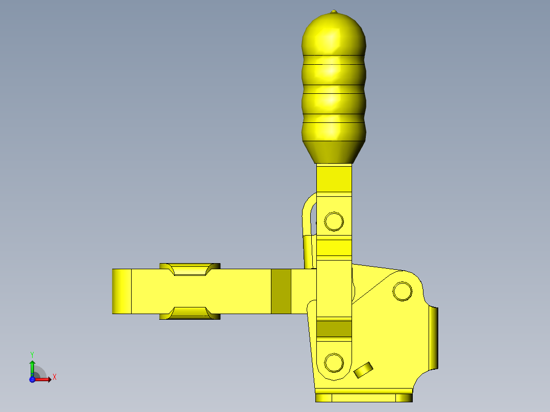 流量检查夹具前视图