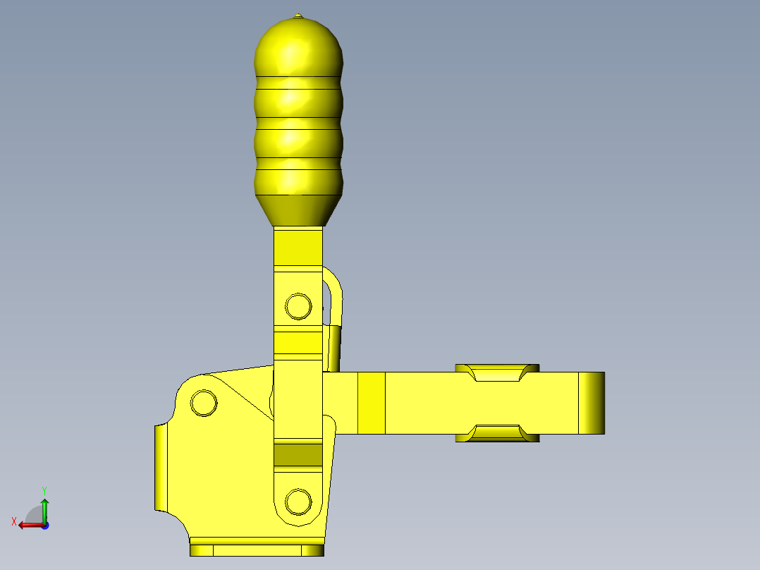 流量检查夹具后视图