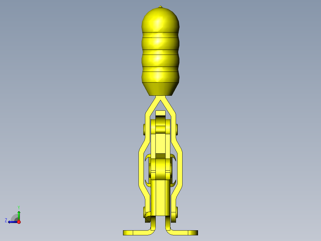 流量检查夹具右视图