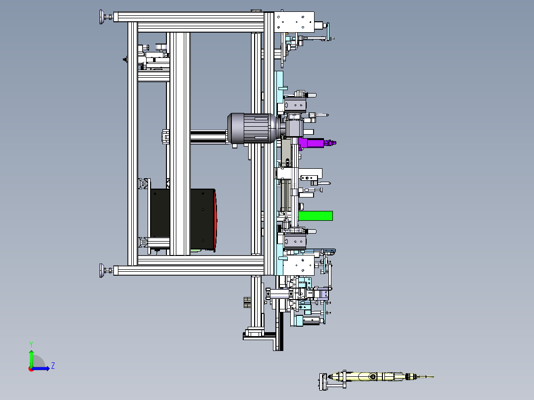 迈腾天窗生产线FB14095左视图