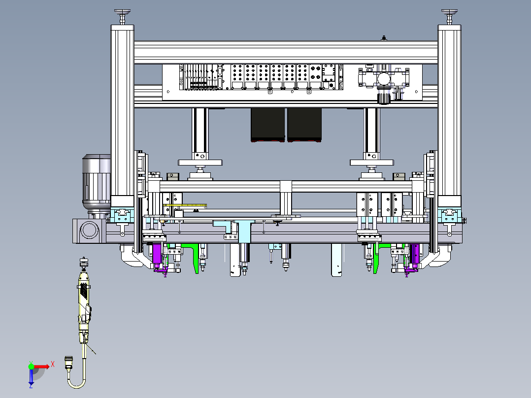 迈腾天窗生产线FB14095俯视图