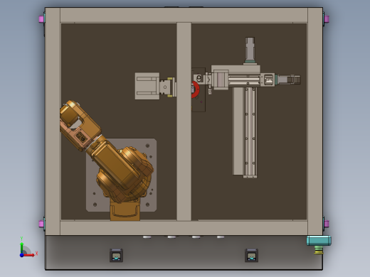 触摸板外观及尺寸检测机sw17可编辑前视缩略图