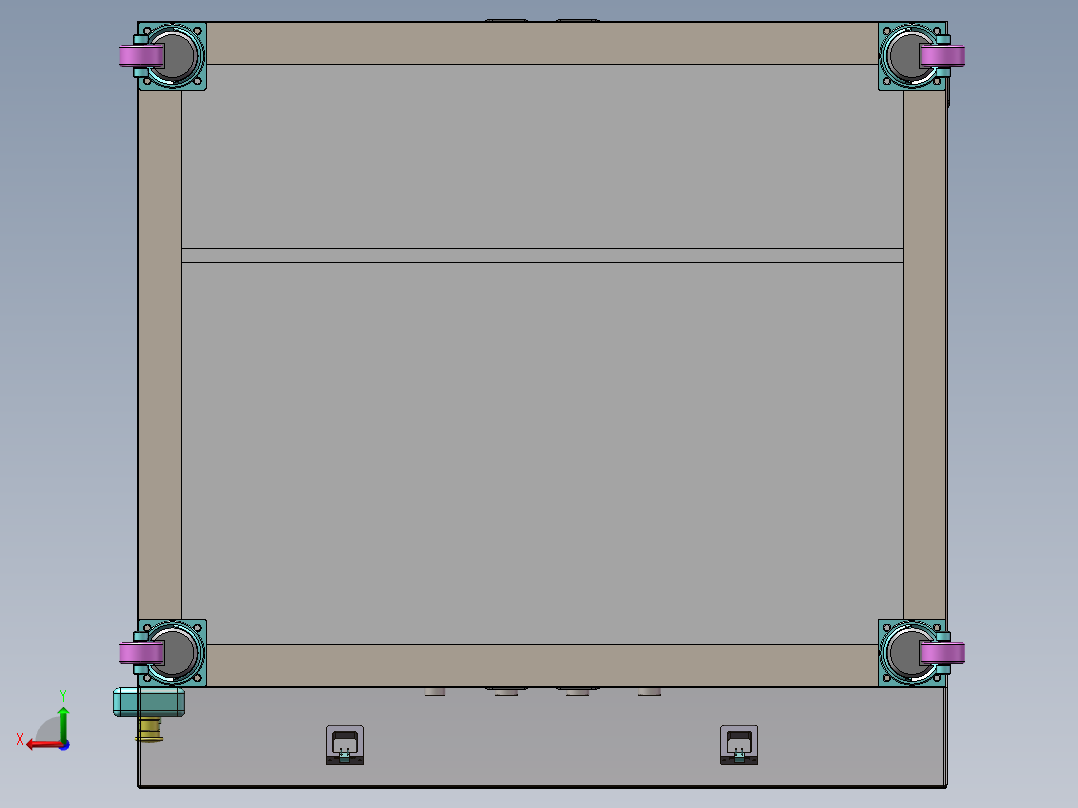 触摸板外观及尺寸检测机sw17可编辑后视图
