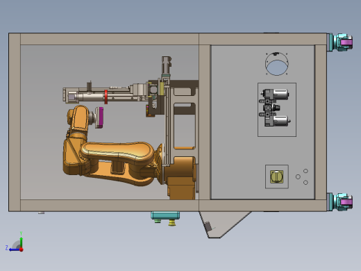 触摸板外观及尺寸检测机sw17可编辑右视缩略图