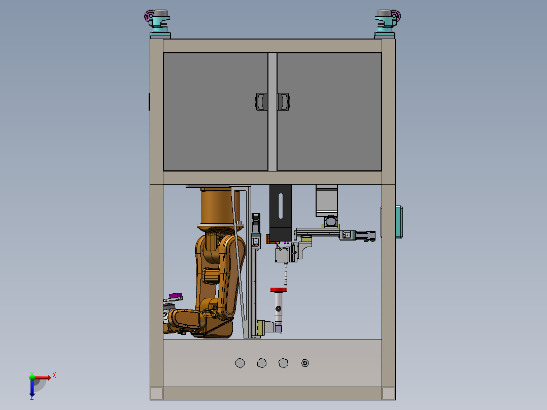 触摸板外观及尺寸检测机sw17可编辑俯视图