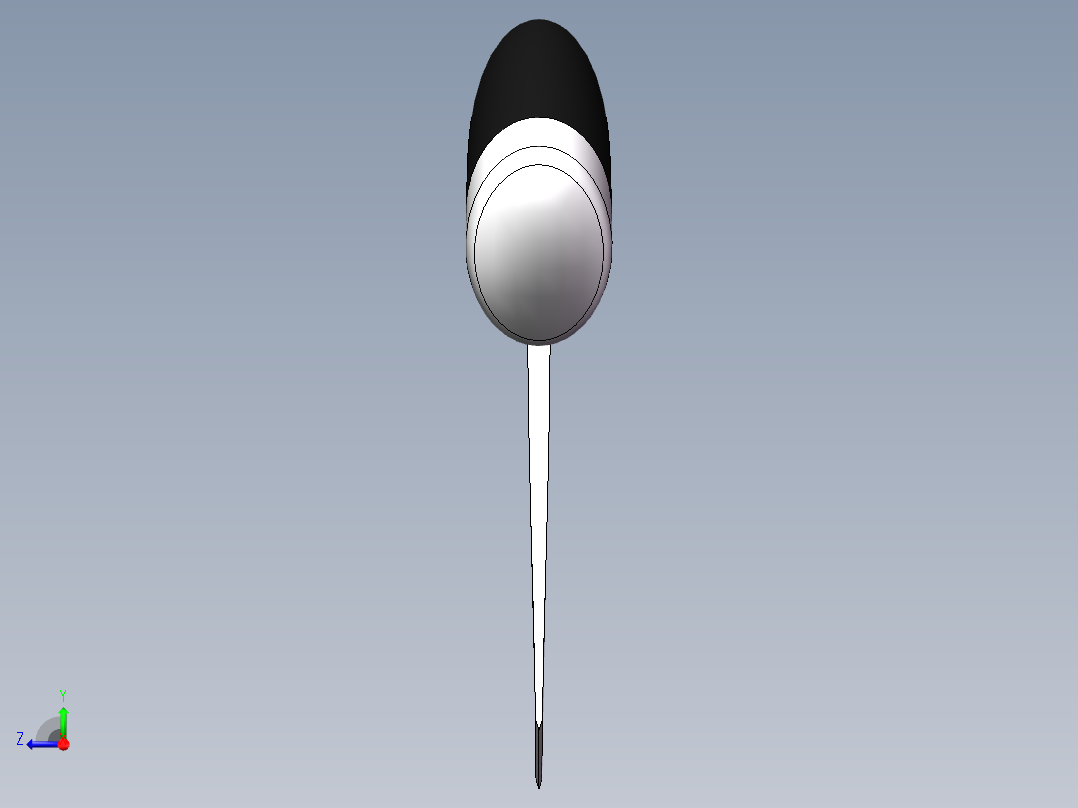 双立人菜刀 (综合练习)细节清楚右视图