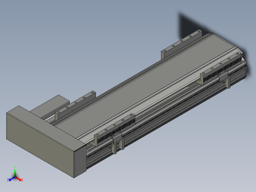 直线模组LHA170-S400-R设计图纸