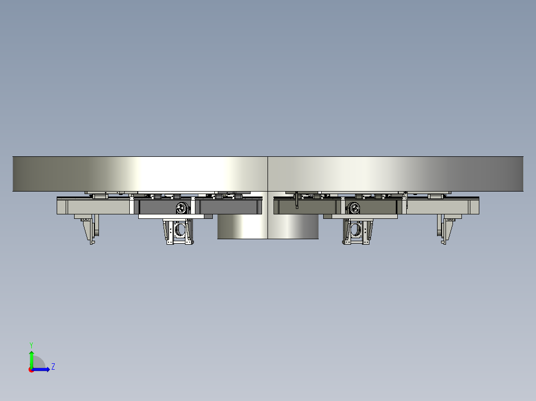 镜头测试标定设备左视图