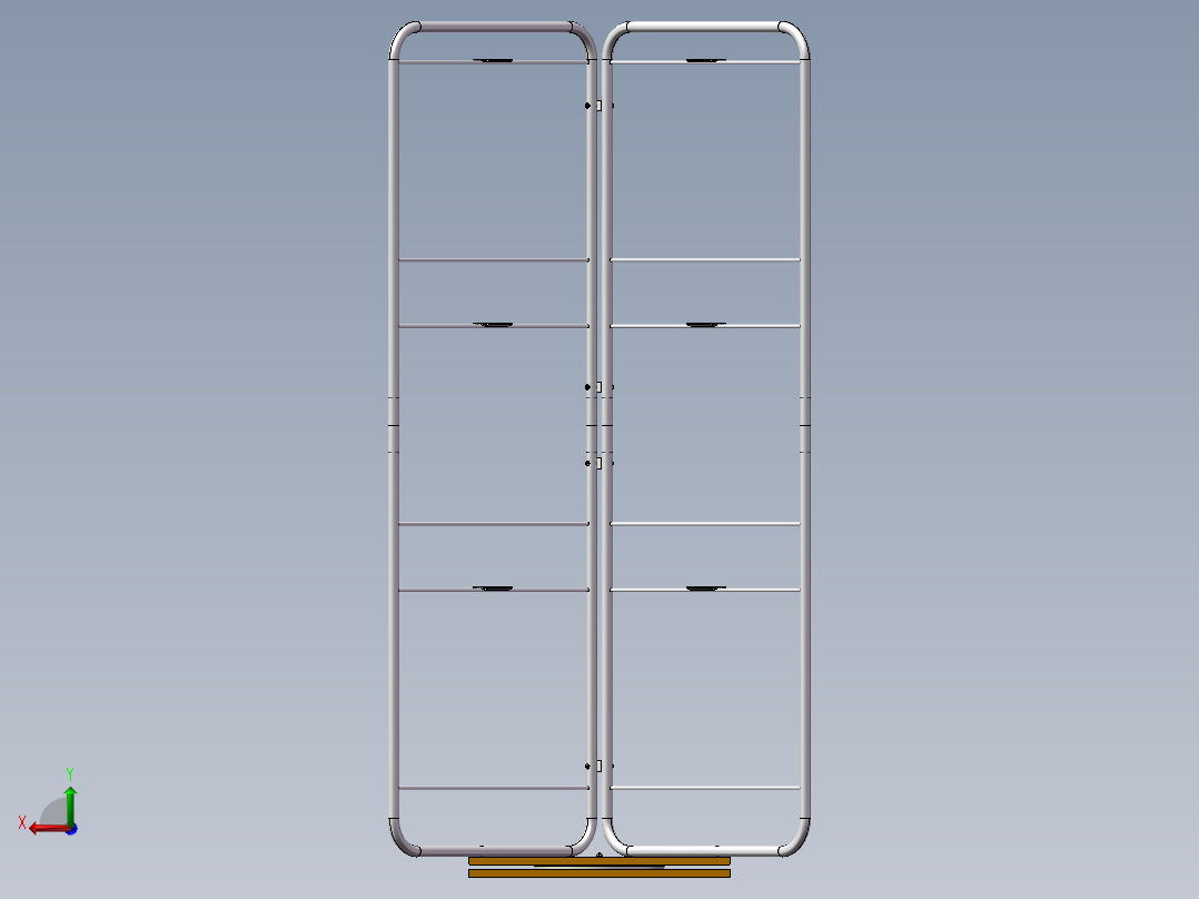 广告牌-四面架后视图