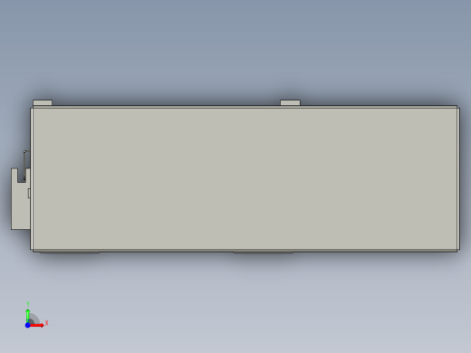 直线模组LHA170-S300-L设计图纸前视缩略图