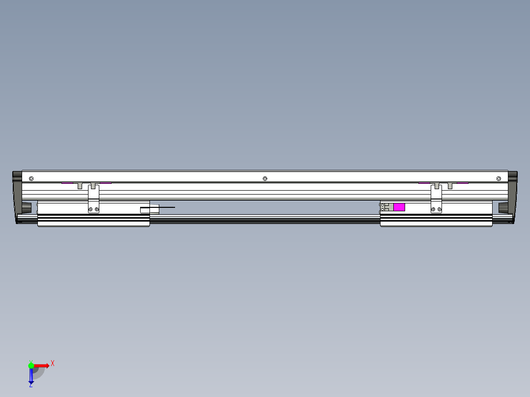 威洛博VL系列3d模型模组2VL17E2Y-S350俯视图