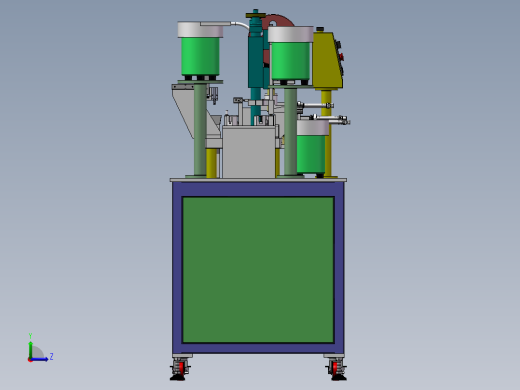 五金冲压铆接自动组装机左视缩略图