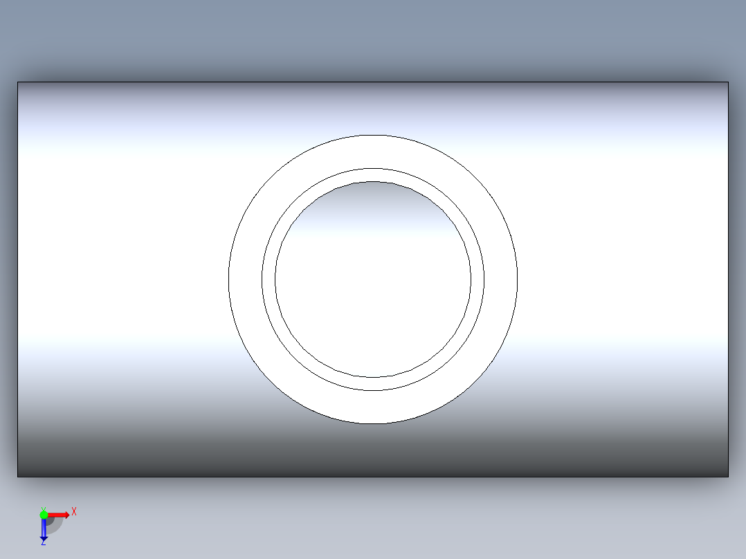 CPVC管件02-Sch80_ReducingTee_SxSxS_9801-211_1.5in x 1in俯视图