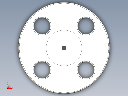 不锈钢ANSI法兰适配器，1-4英寸前视缩略图