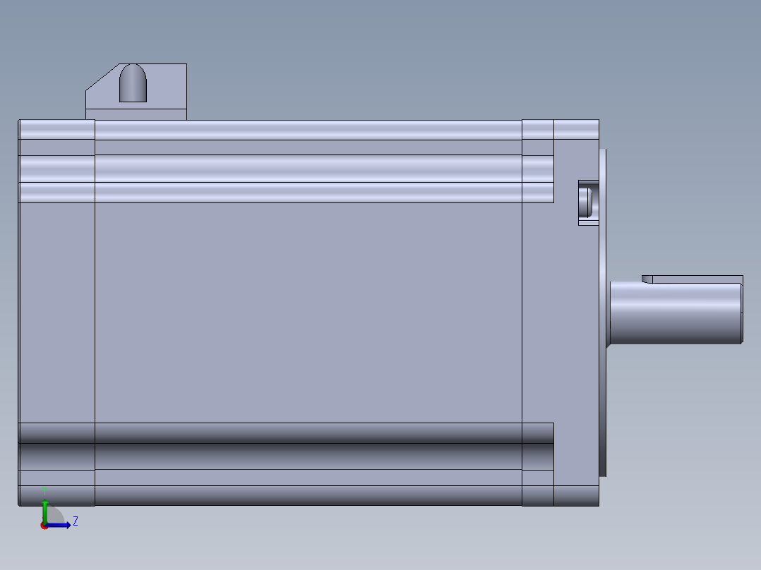 雷赛步进电机86CM120左视图